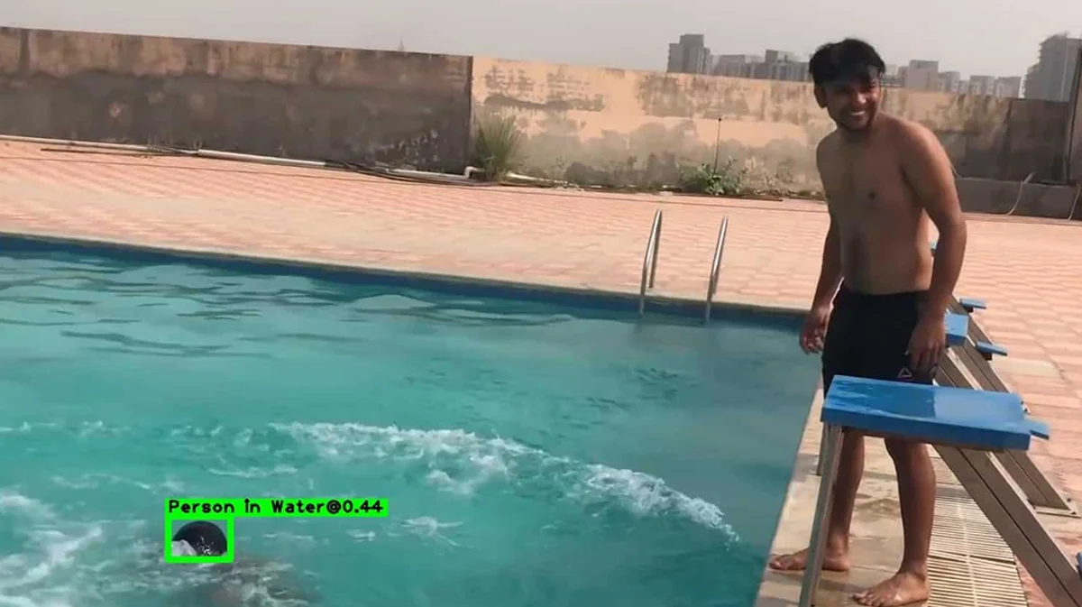 Person in water detection example 2