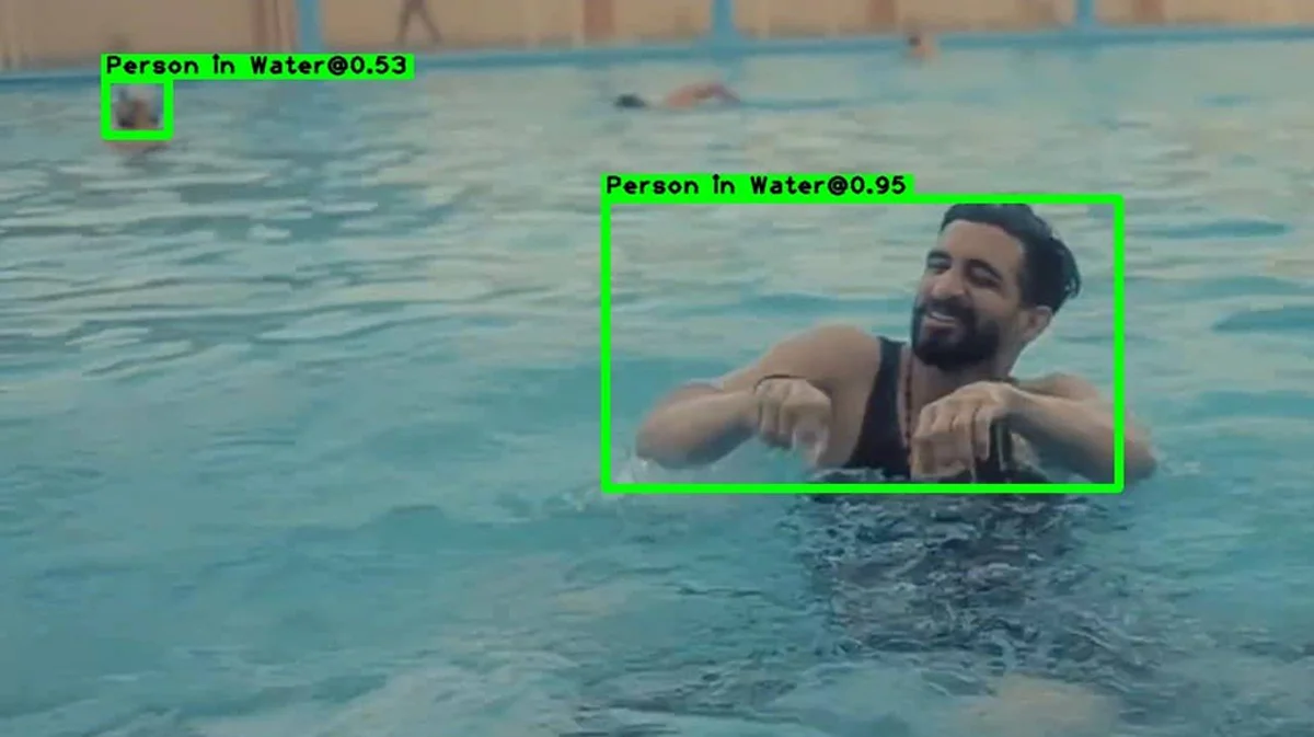 Person in water detection example 5