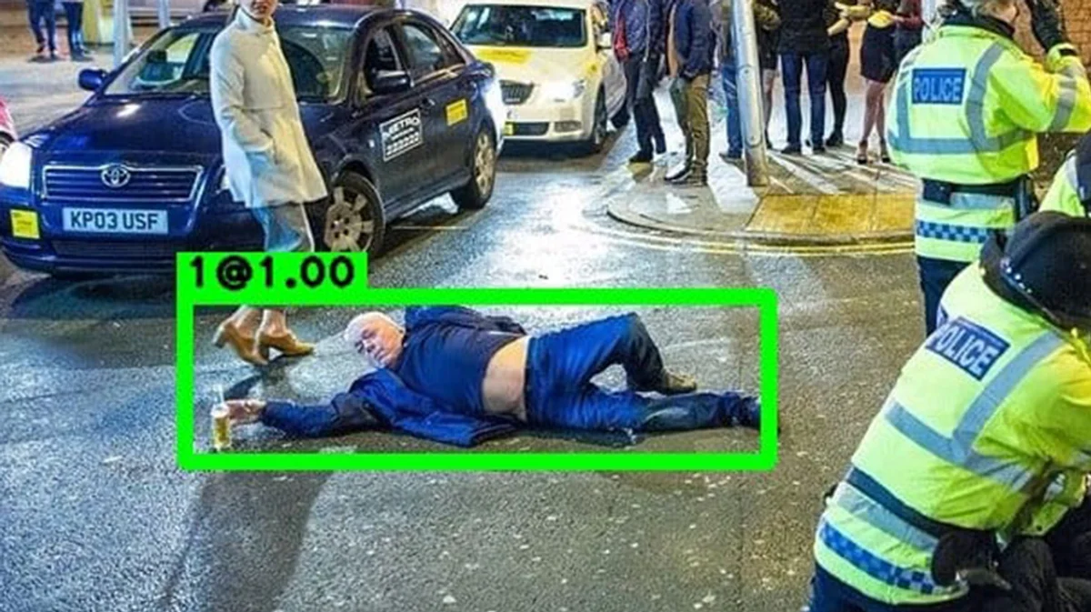 Accident and fall detection example 2