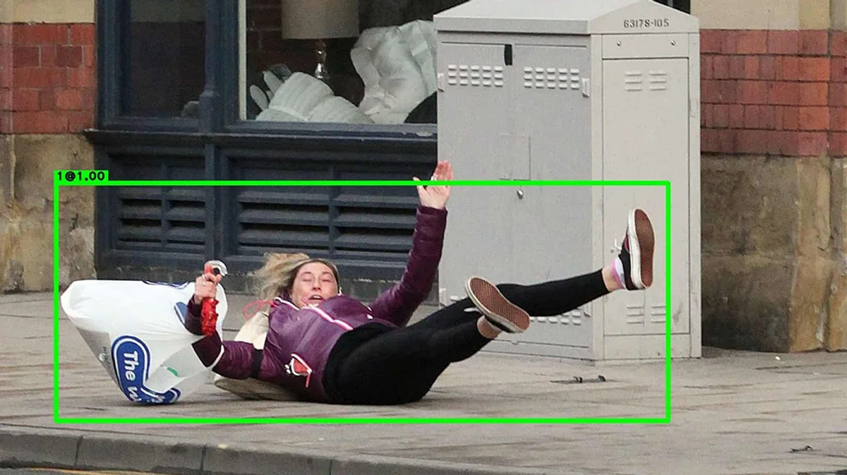 Accident and fall detection example 6