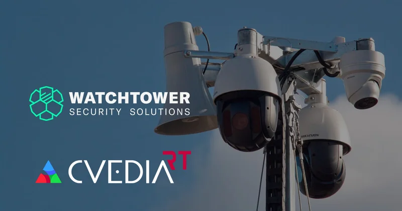 CVEDIA WatchTower AI video analytics deployment
