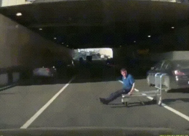 Synthetic data visualization showing AI training scenarios